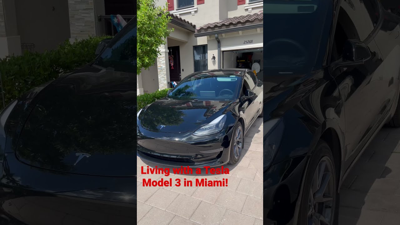 Experience Elite Travel in Miami with Our Chauffeured Tesla Model 3