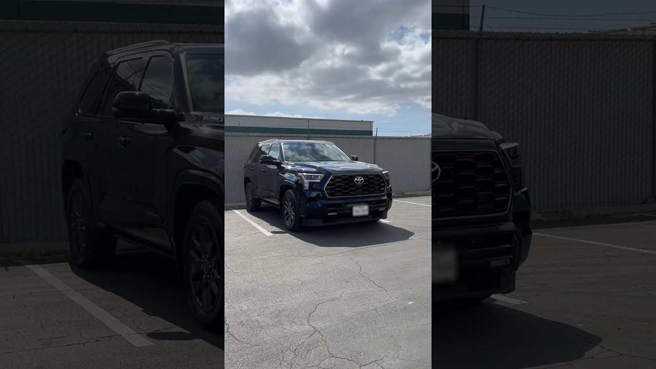 Ride in a Toyota Sequoia Platinum with a Professional Chauffeur – Luxury Driver Miami Fleet