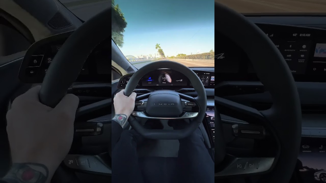 Premium Miami Chauffeur Option: Lucid Air Dream Edition